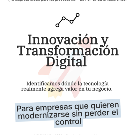 Asesoría en Innovación y Transformación Digital